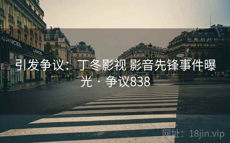 引发争议：丁冬影视 影音先锋事件曝光 · 争议838