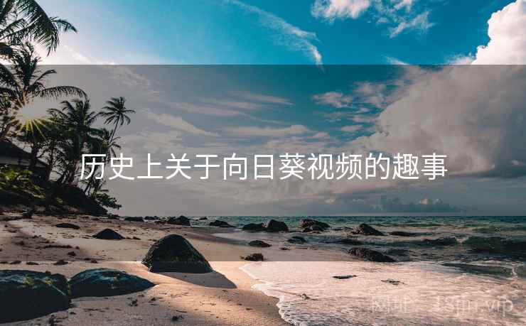 历史上关于向日葵视频的趣事